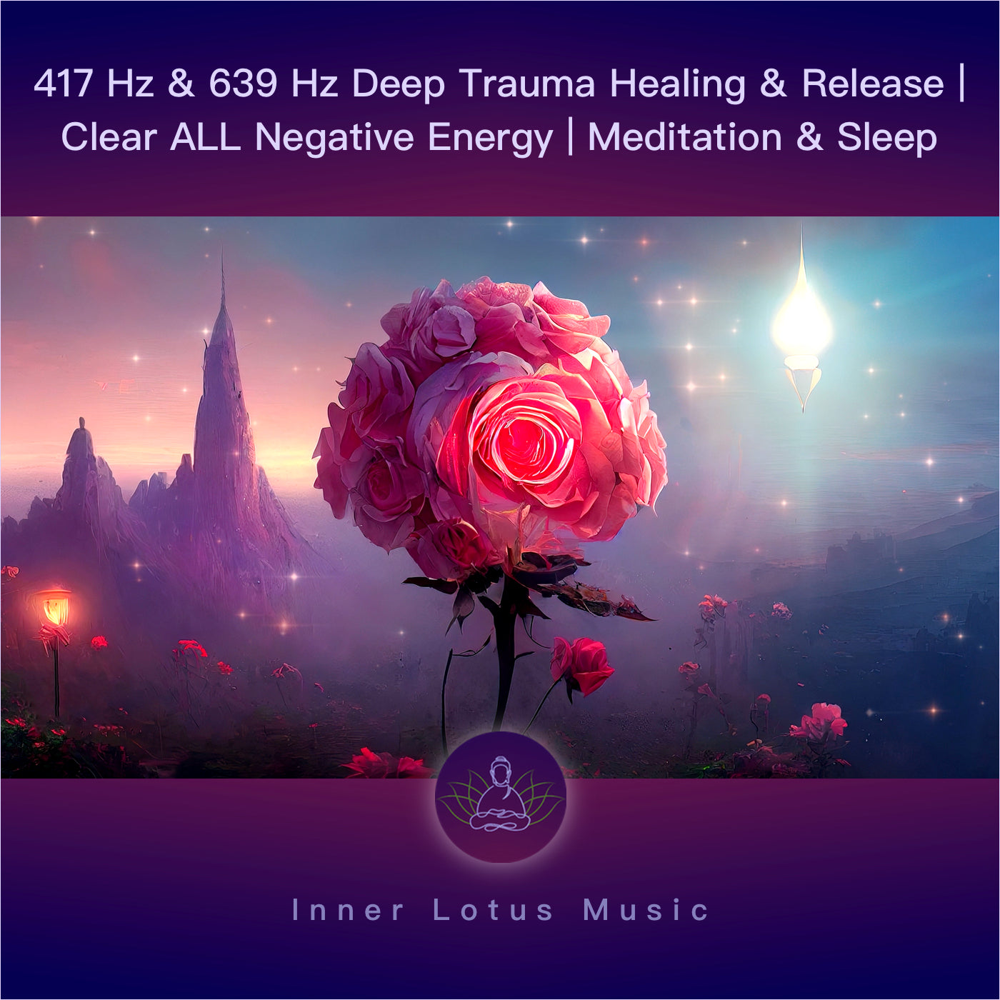417 Hz & 639 Hz Trauma Liberación y Curación | Elimina Toda Energía Negativa | Meditación y Sueño