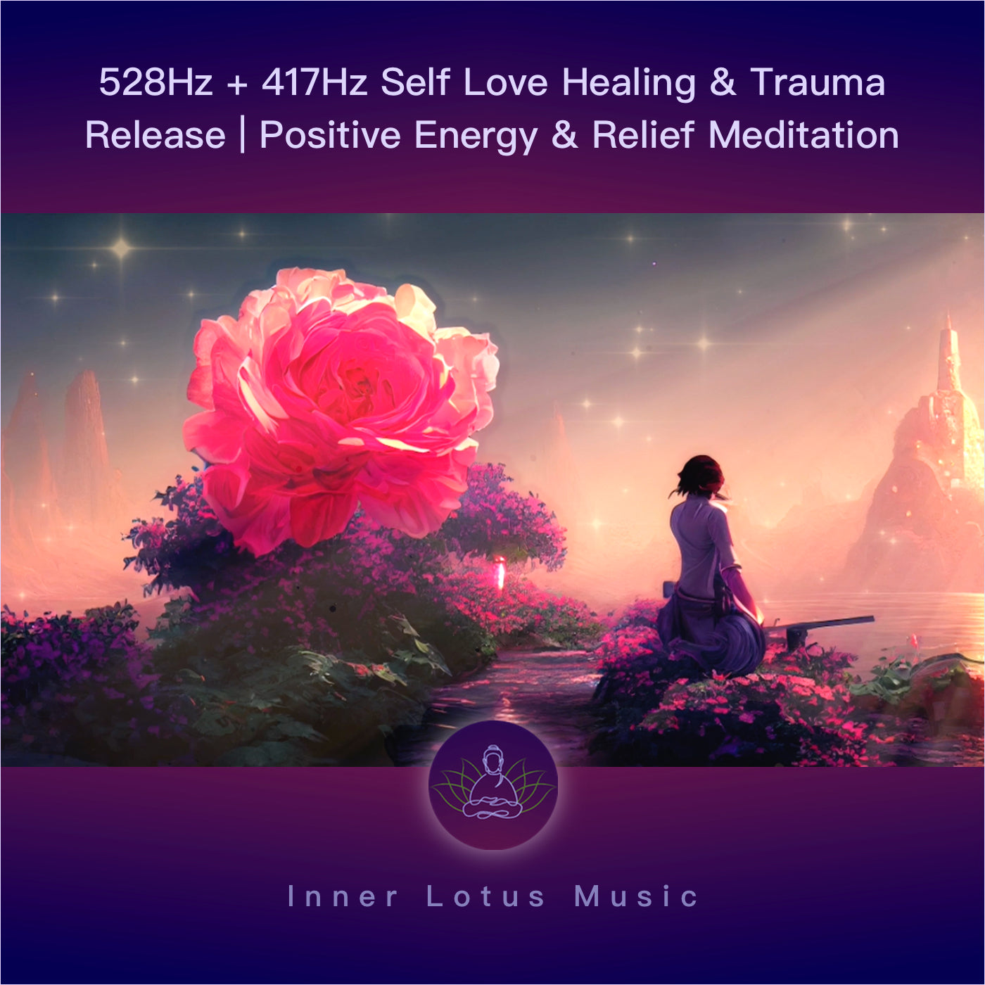 528Hz + 417Hz Self Love Healing & Trauma Release | Positive Energy & Relief Meditation & Sleep Music