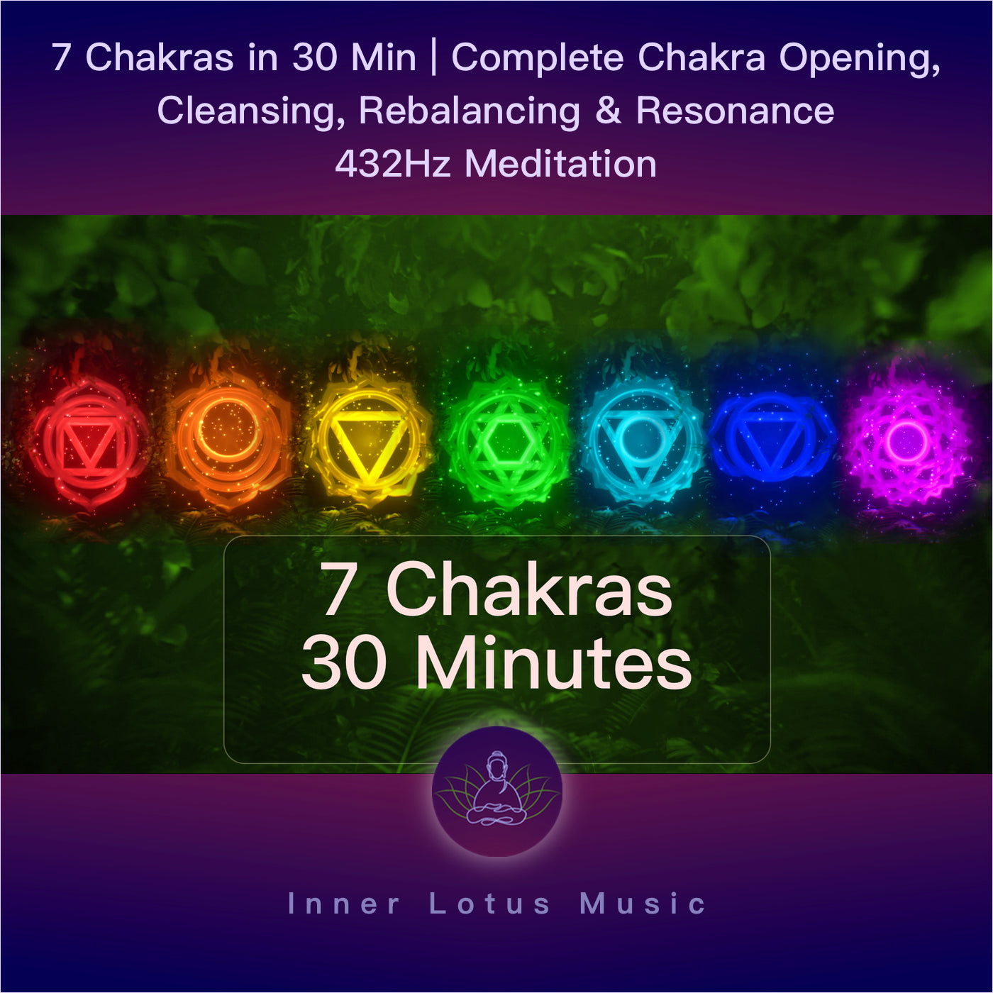 7 Chakras in 30 Min | Complete Chakra Opening, Cleansing, Rebalancing & Resonance | 432Hz Meditation