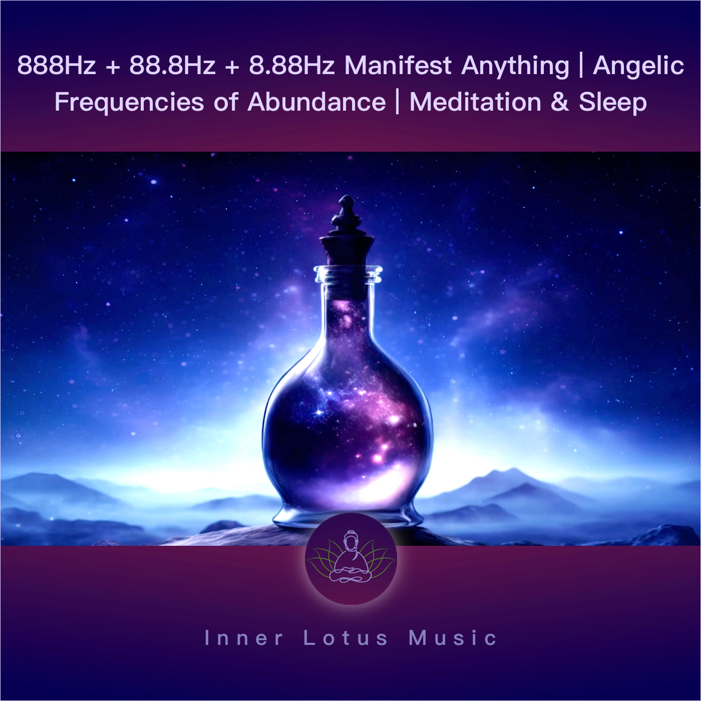 888Hz + 88.8Hz + 8.88Hz Manifest Anything | Angelic Frequencies of Abundance | Meditation & Sleep