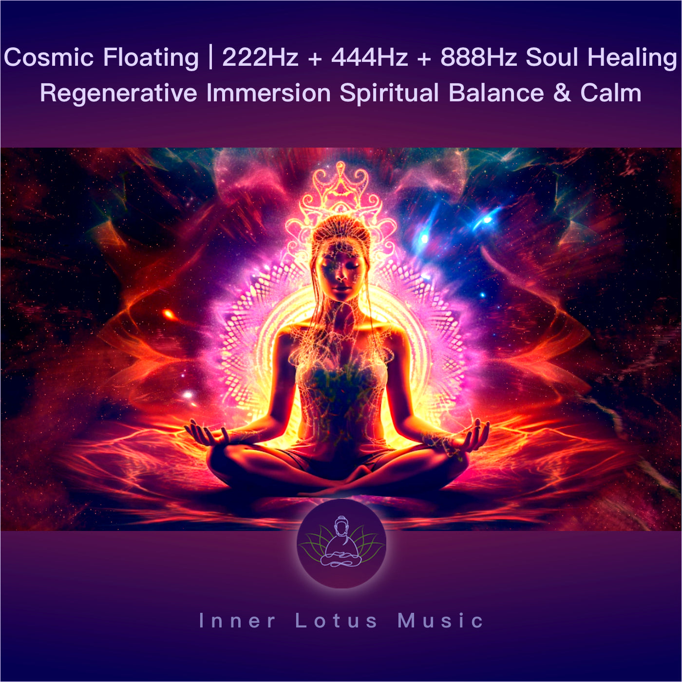 Kosmisches Schweben | 222Hz + 444Hz + 888Hz Regenerative Musik Immersion | Spirituelle Balance, Ruhe