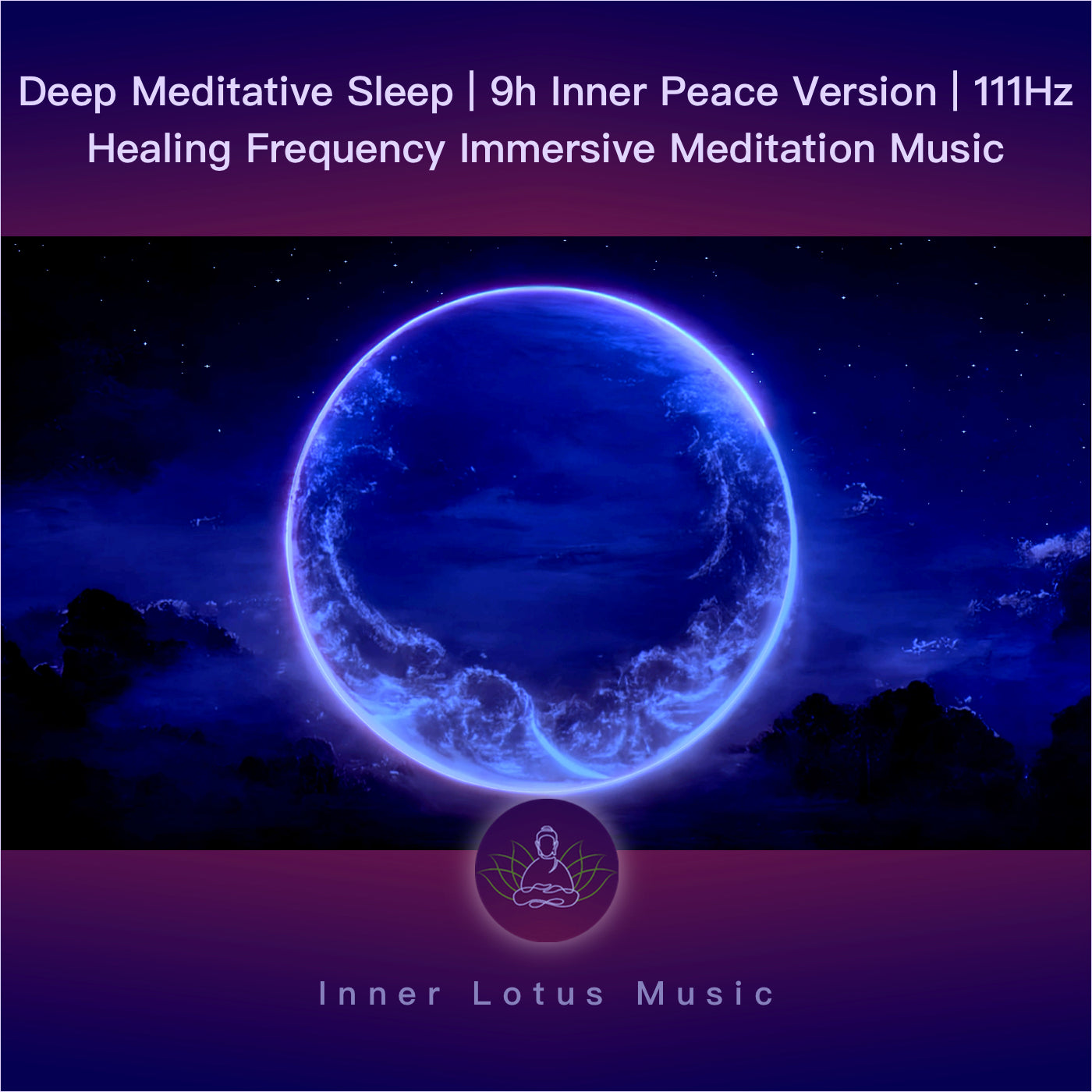 Tief Meditativer Schlaf | 9 Std Innerer Frieden | Heilende Immersive 111Hz Musik f. Meditation, Ruhe