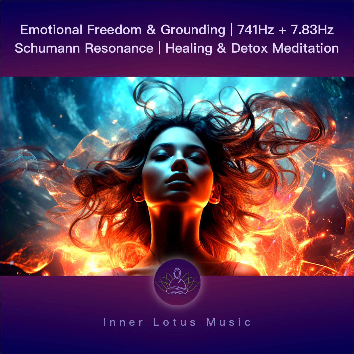 Libertad Emocional y Anclaje | 741Hz + 7,83Hz Resonancia Schumann | Música Frecuencia Curativa Detox