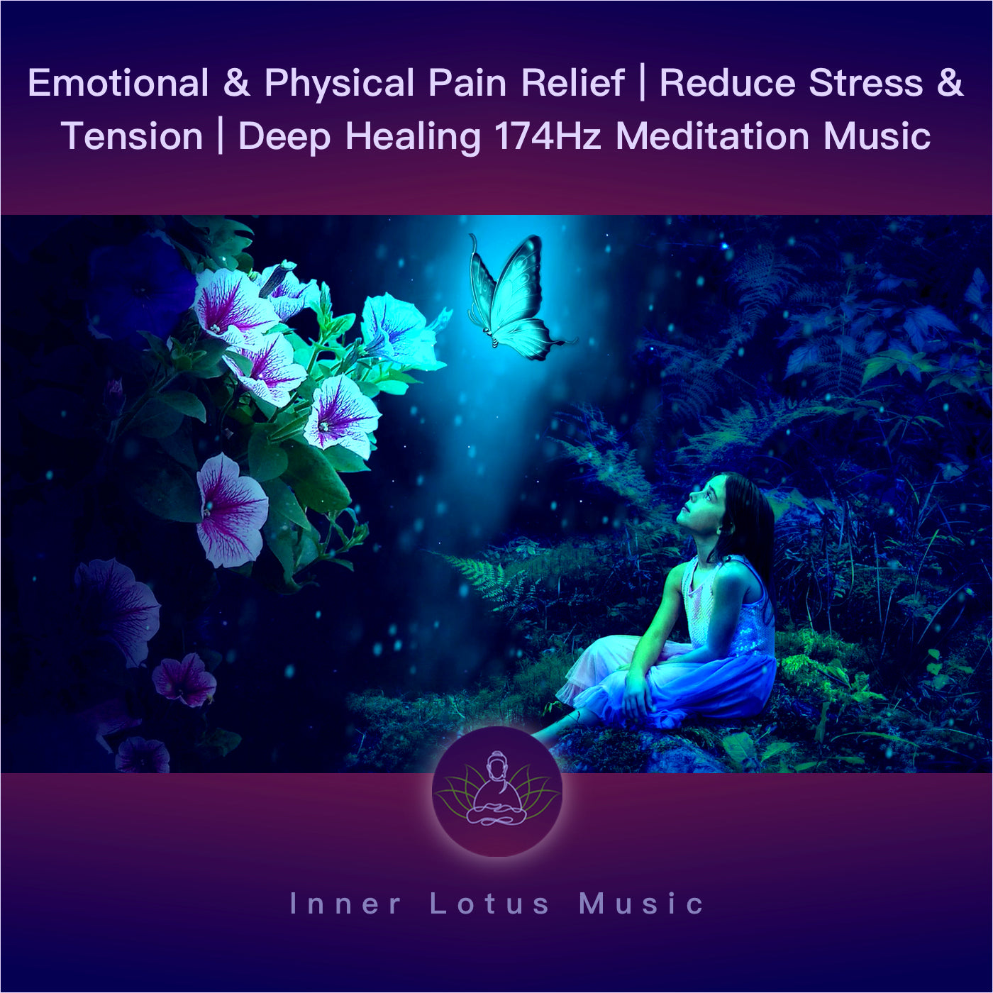 Emotional & Physical Pain Relief | Reduce Stress & Tension | Deep Healing 174Hz Meditation Music