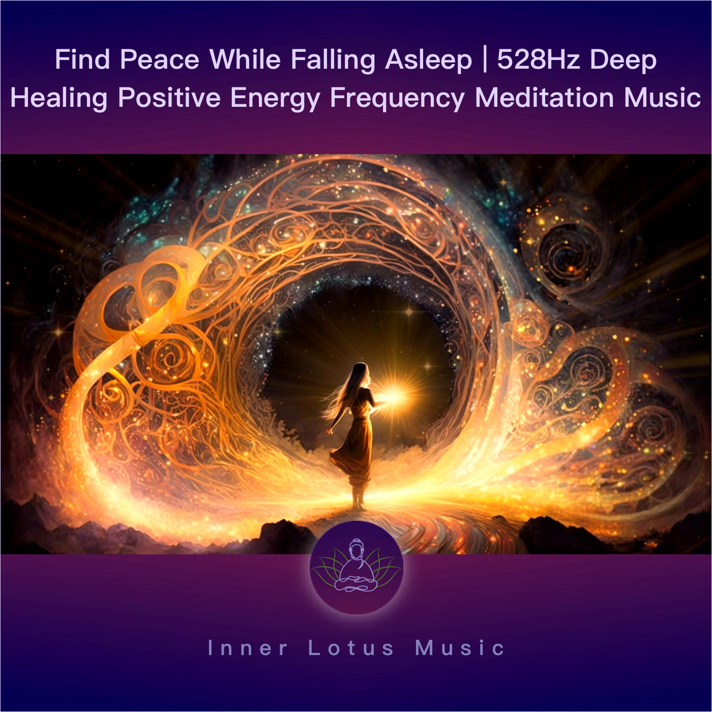Find Peace While Falling Asleep | 528Hz Deep Healing Positive Energy Frequency Meditation Music