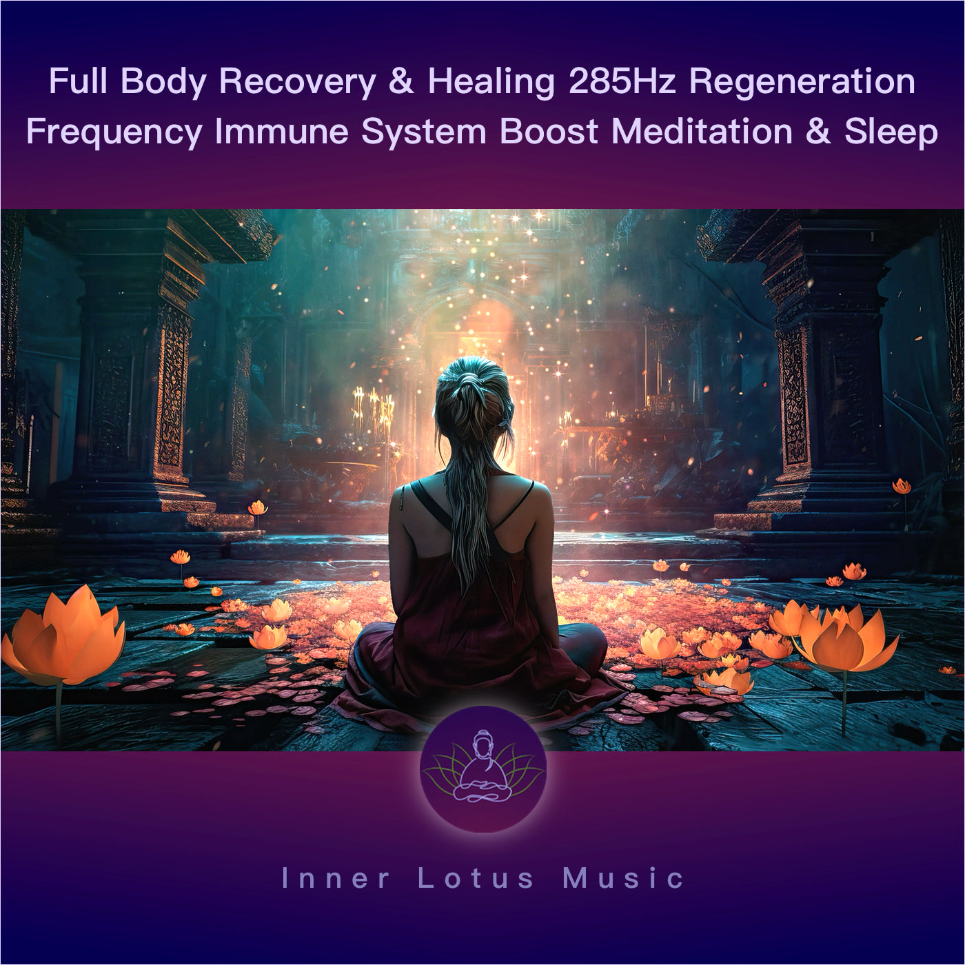 Full Body Recovery & Healing | 285Hz Regeneration Frequency | Immune System Boost Meditation & Sleep