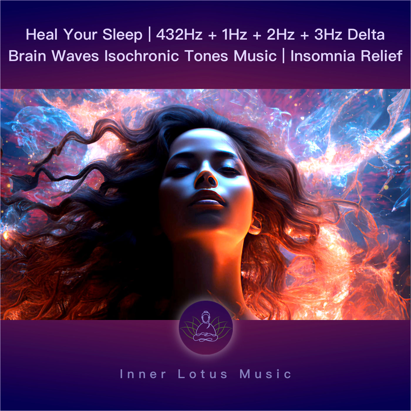 Cura Tu Sueño | 432Hz + 1Hz + 2Hz + 3Hz Tonos Isocrónicos Delta, Música Frecuencia Curativa Insomnio