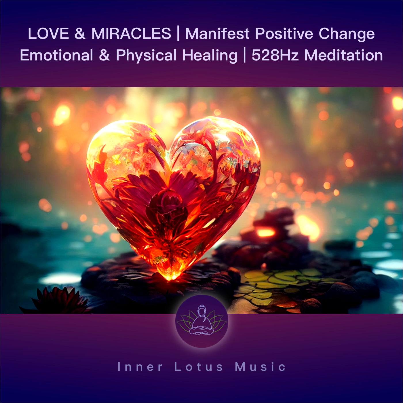 Love & Miracles | Manifest Positive Change | Emotional & Physical Healing | 528Hz Meditation & Sleep