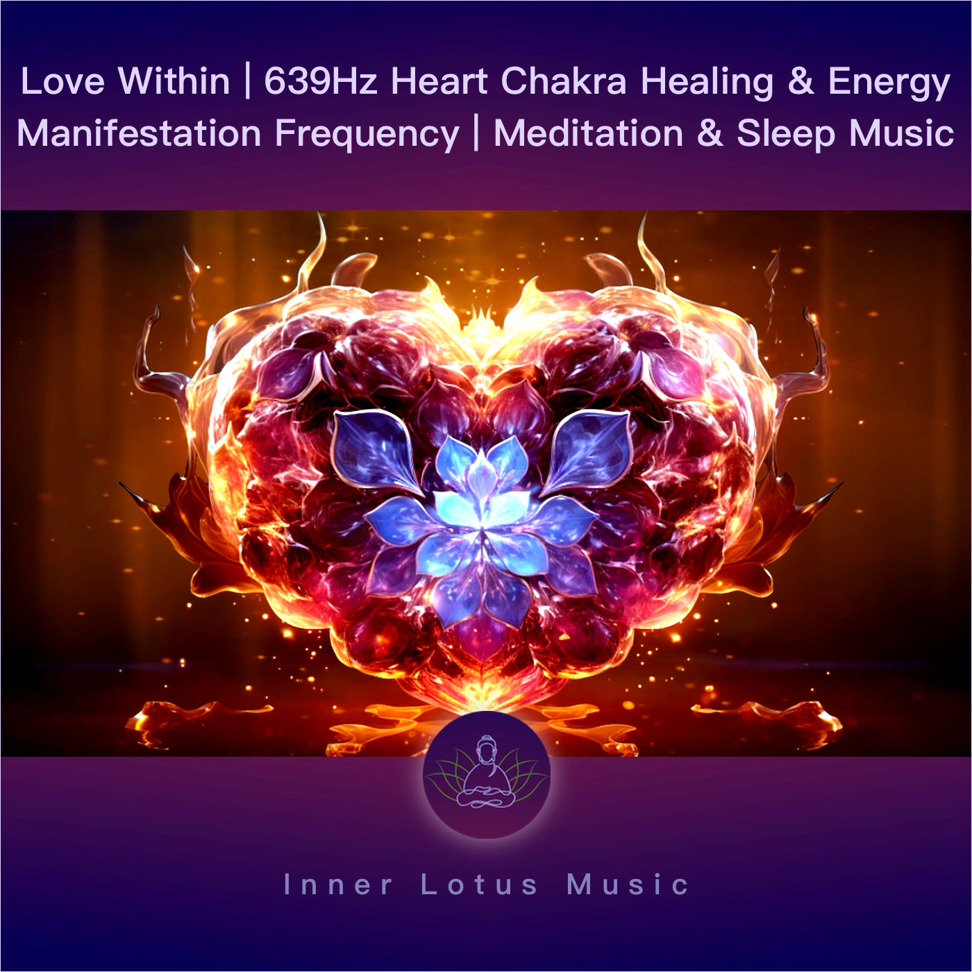 Love Within | 639Hz Heart Chakra Healing & Energy Manifestation Frequency | Meditation & Sleep Music