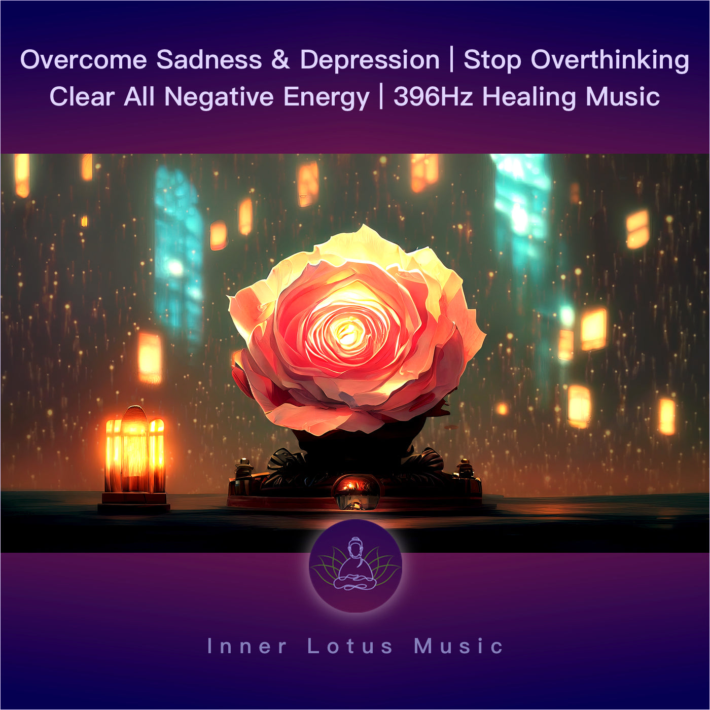 Overcome Sadness & Depression | Stop Overthinking & Clear All Negative Energy | 396Hz Healing Music