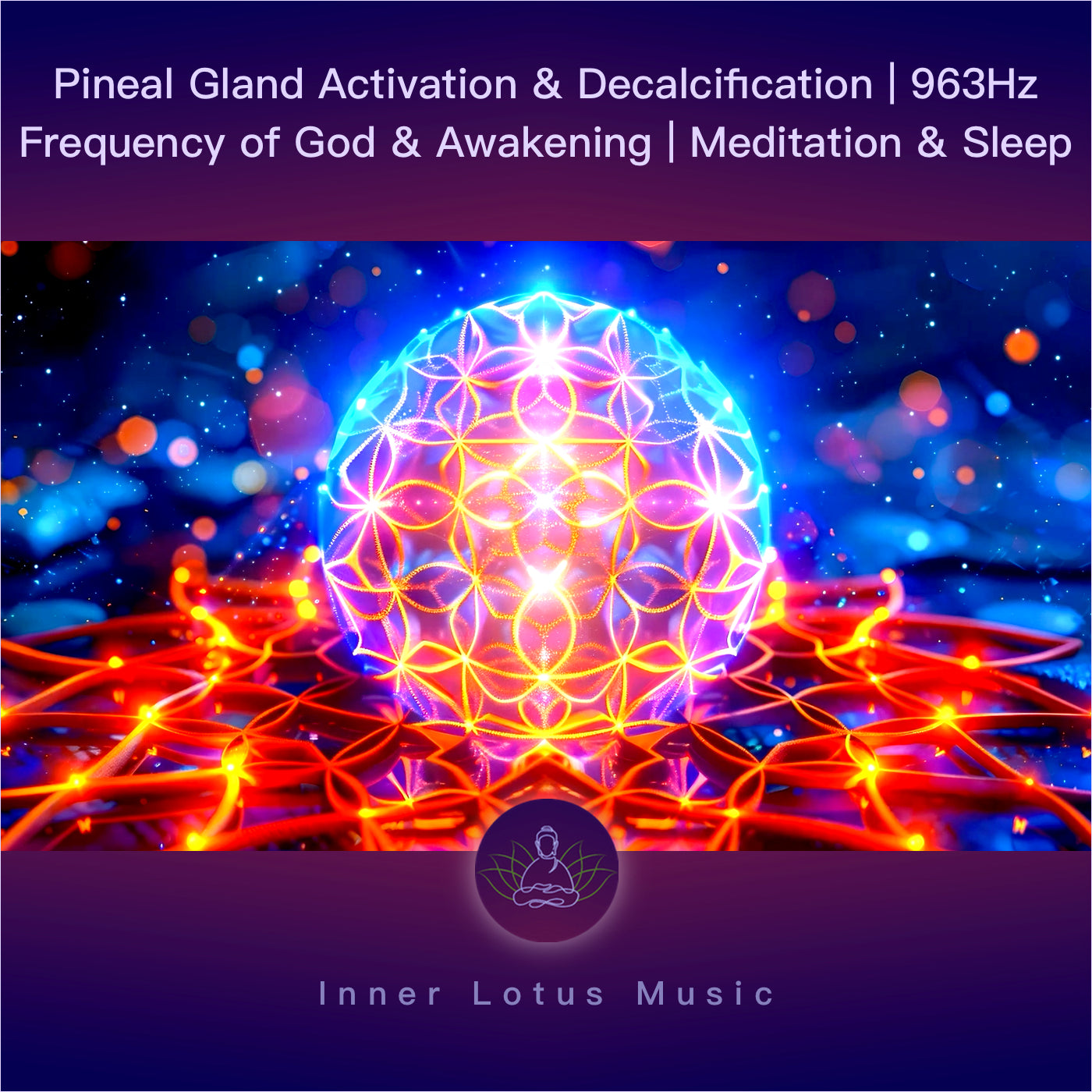 Glande Pinéale Activation & Décalcification | 963Hz Fréquence des Dieux | Musique Méditation Sommeil