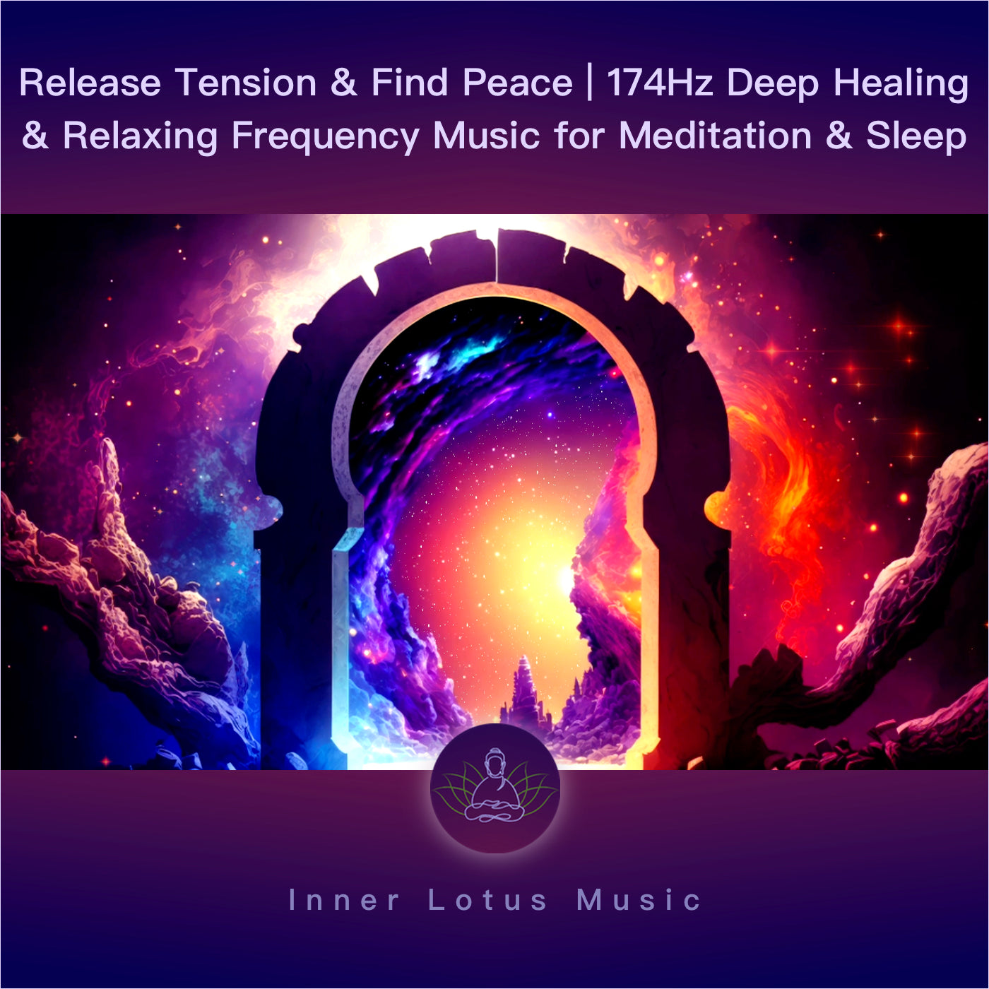 Libera las Tensiones y Encuentra la Paz | Música Curativa y Relajante 174Hz para Meditación y Sueño