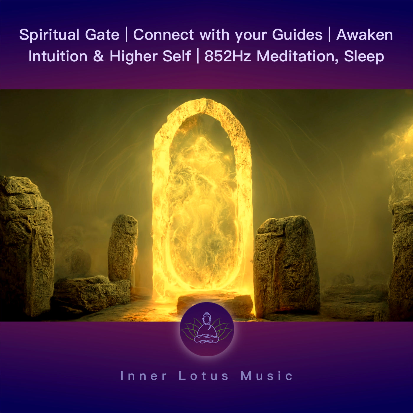 Spiritual Gate | Connect with your Guides | Awaken Intuition & Higher Self | 852Hz Meditation, Sleep